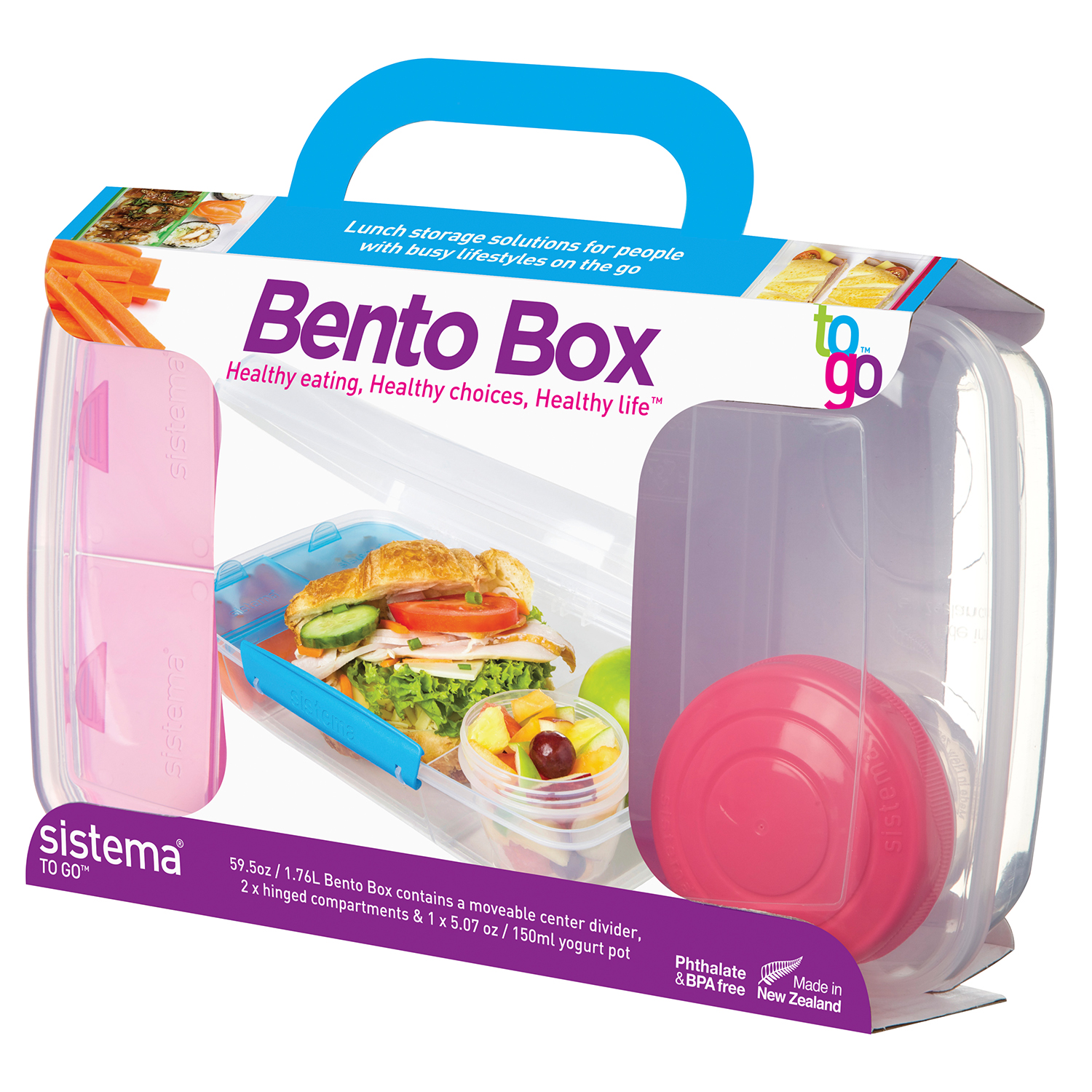 Sistema Bento 1.76L Box To Go Home Store + More