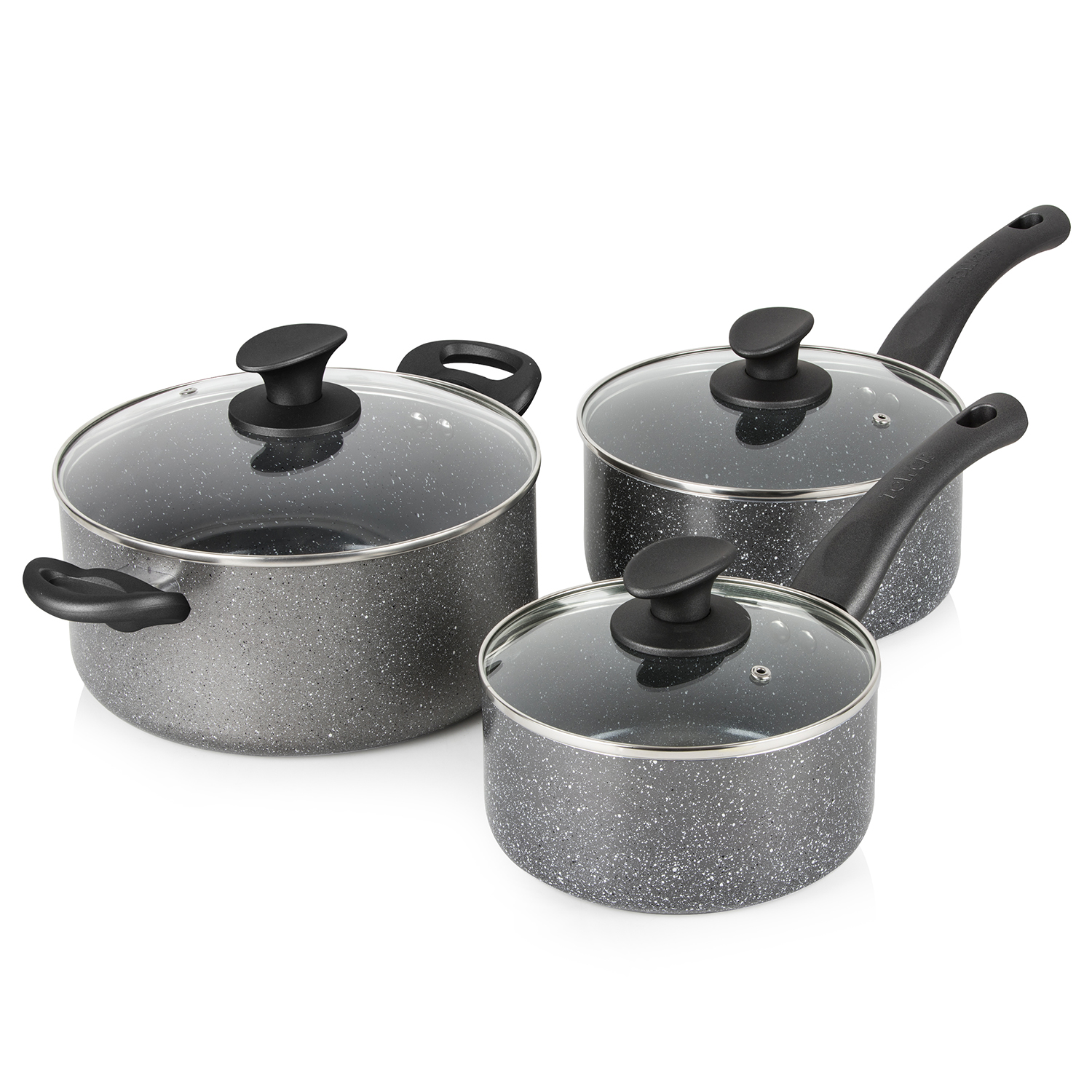 Tower Cerastone Marble 3 Piece Cookware Set Home Store + More