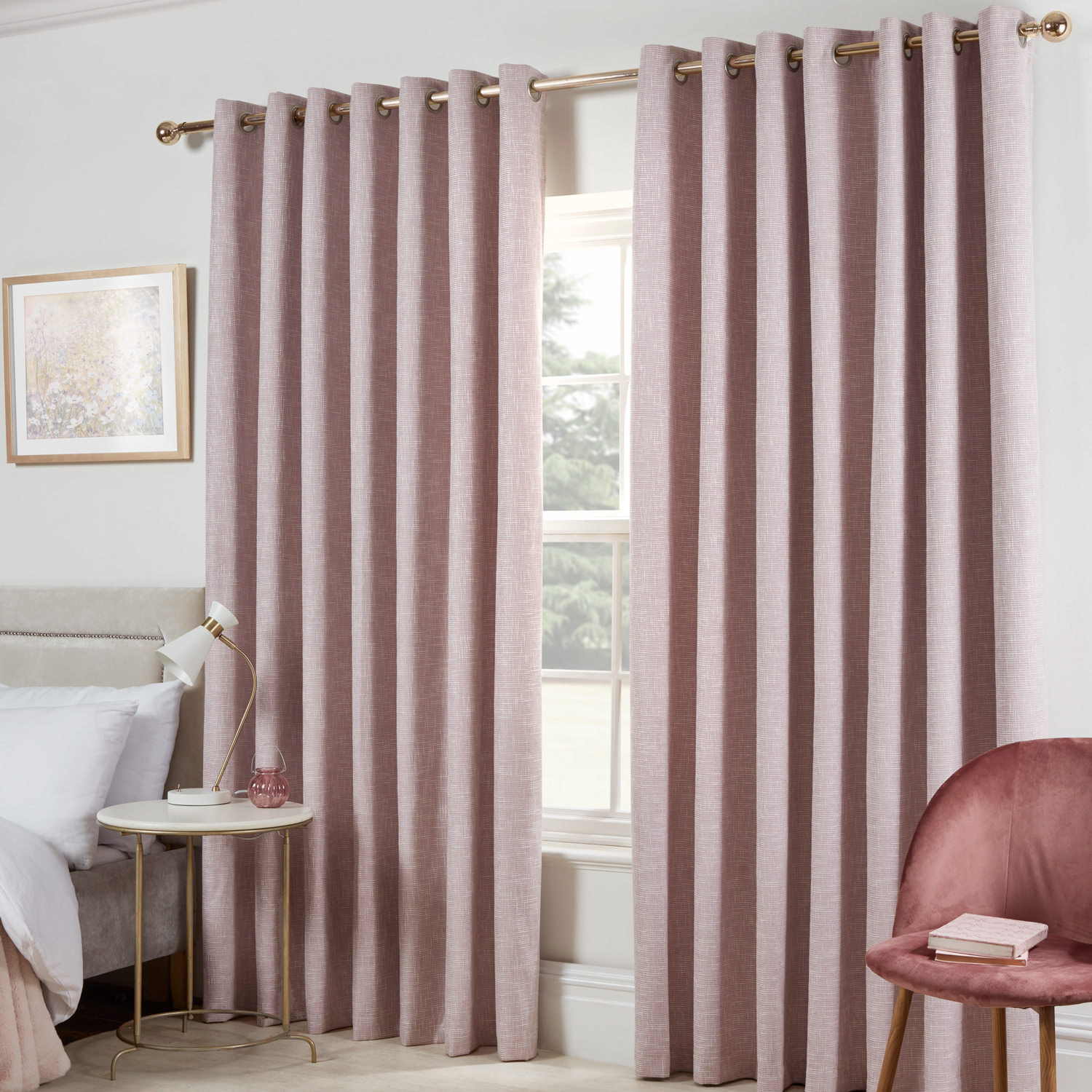 Blackout & Thermal Basketweave Curtains Home Store + More