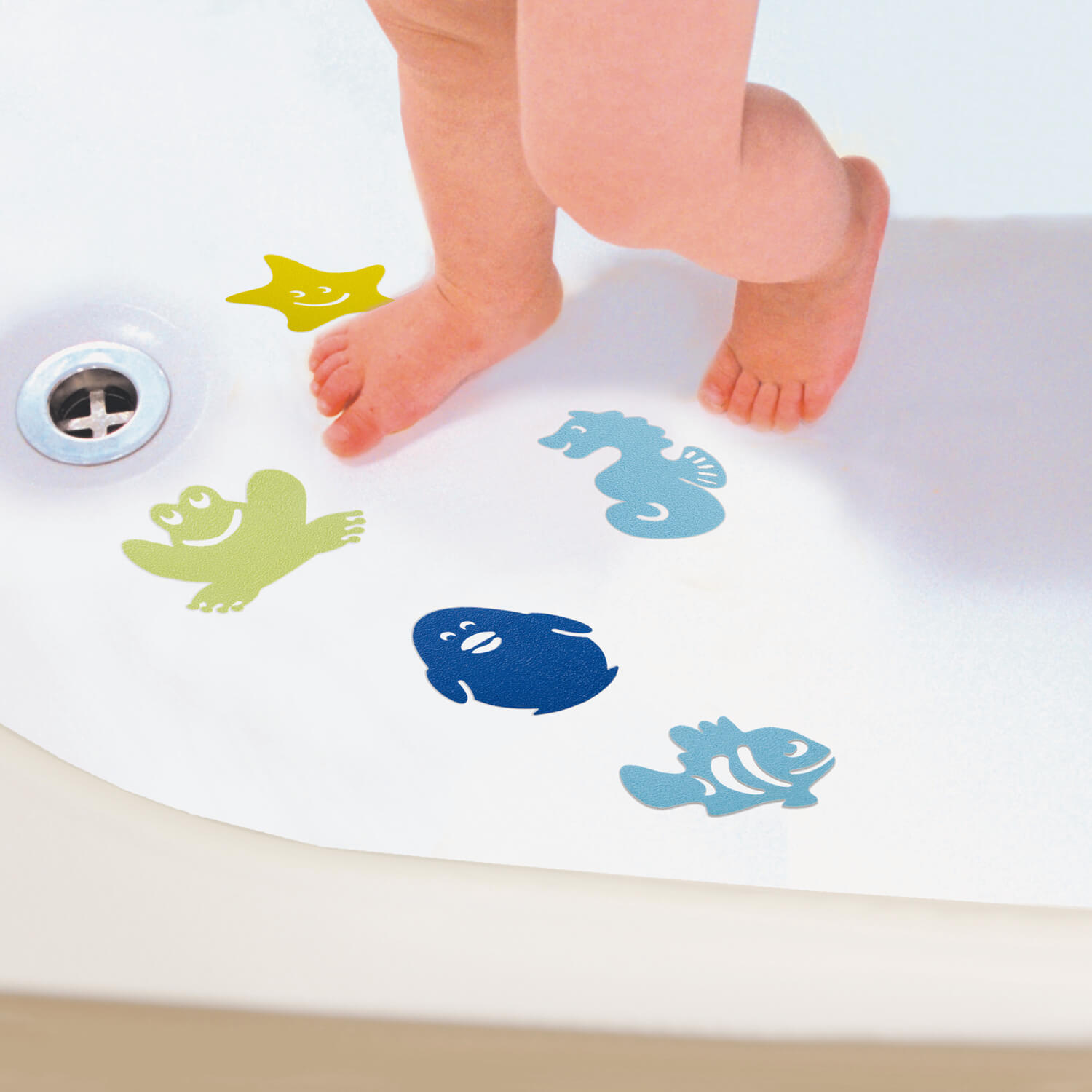 Non Slip Bath Tub Appliques 10 Pack 072147