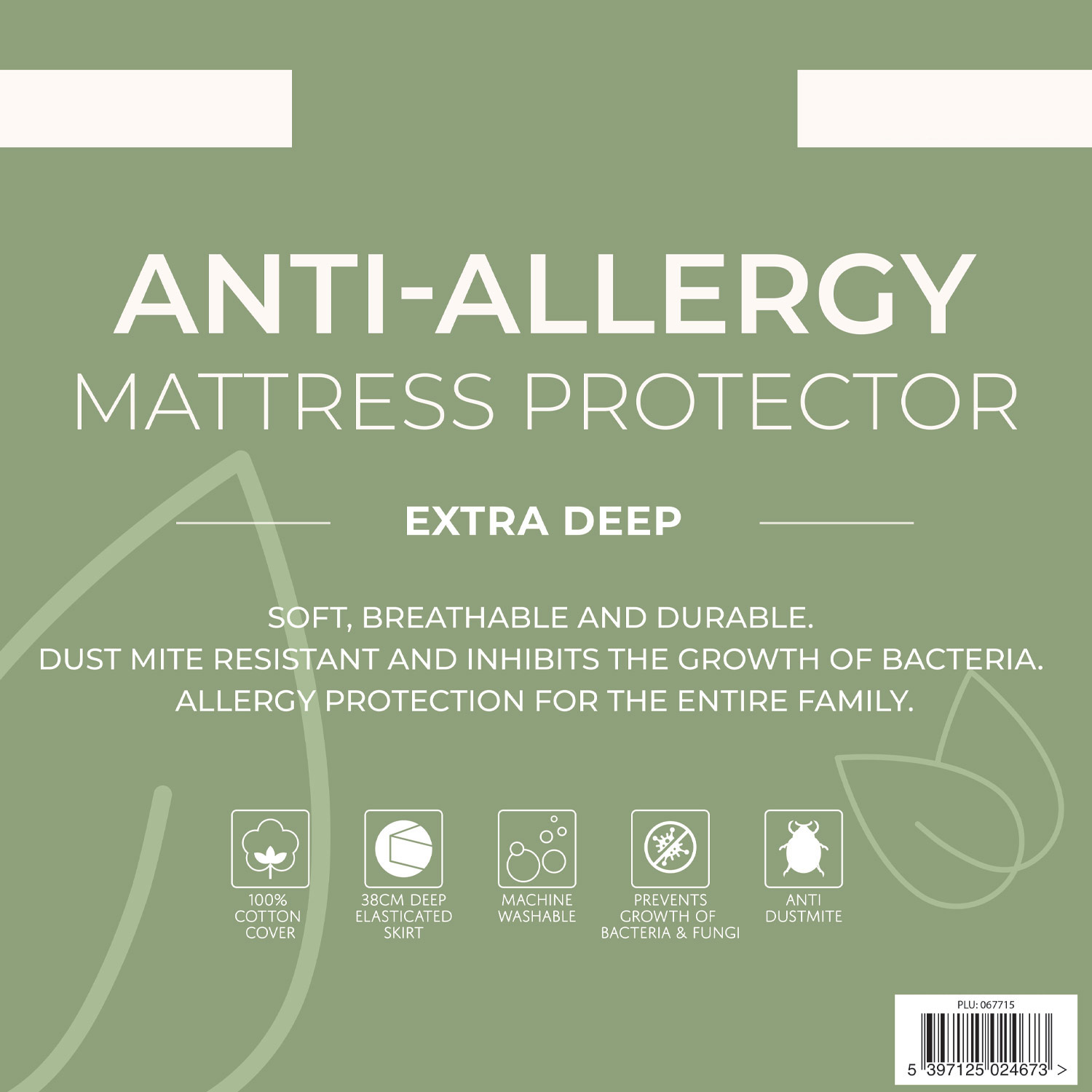 Anti Allergy Mattress Protector - Home 