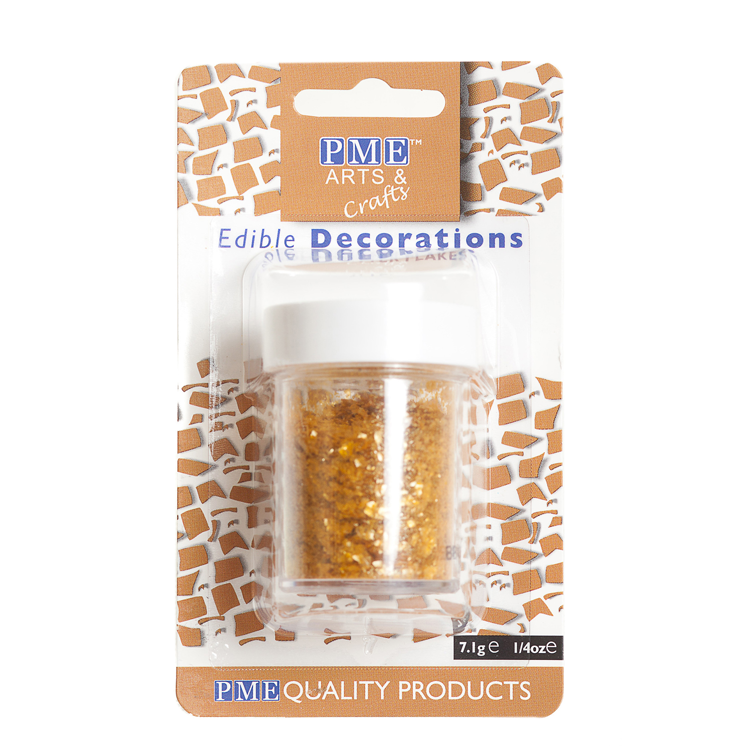 PME Edible Gold Glitter Flakes 7.1g Home Store + More