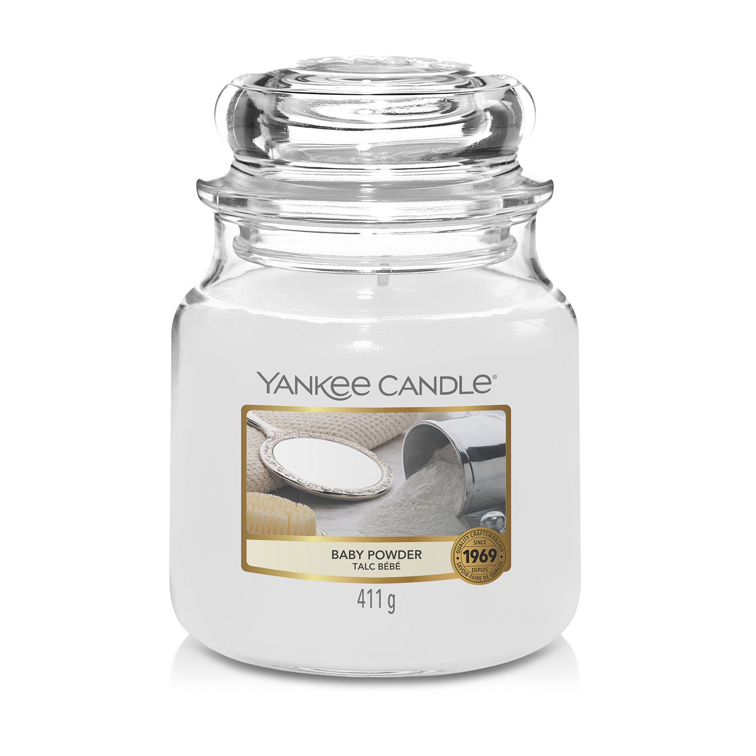 Yankee Candle Baby Powder Medium Jar Home Store More