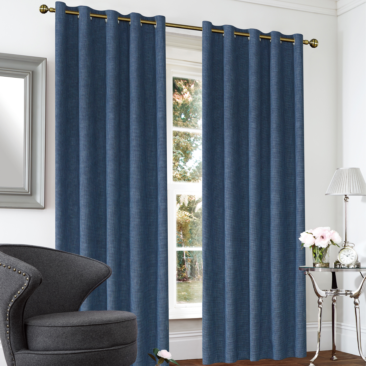 Blackout & Thermal Basketweave Curtains Home Store + More