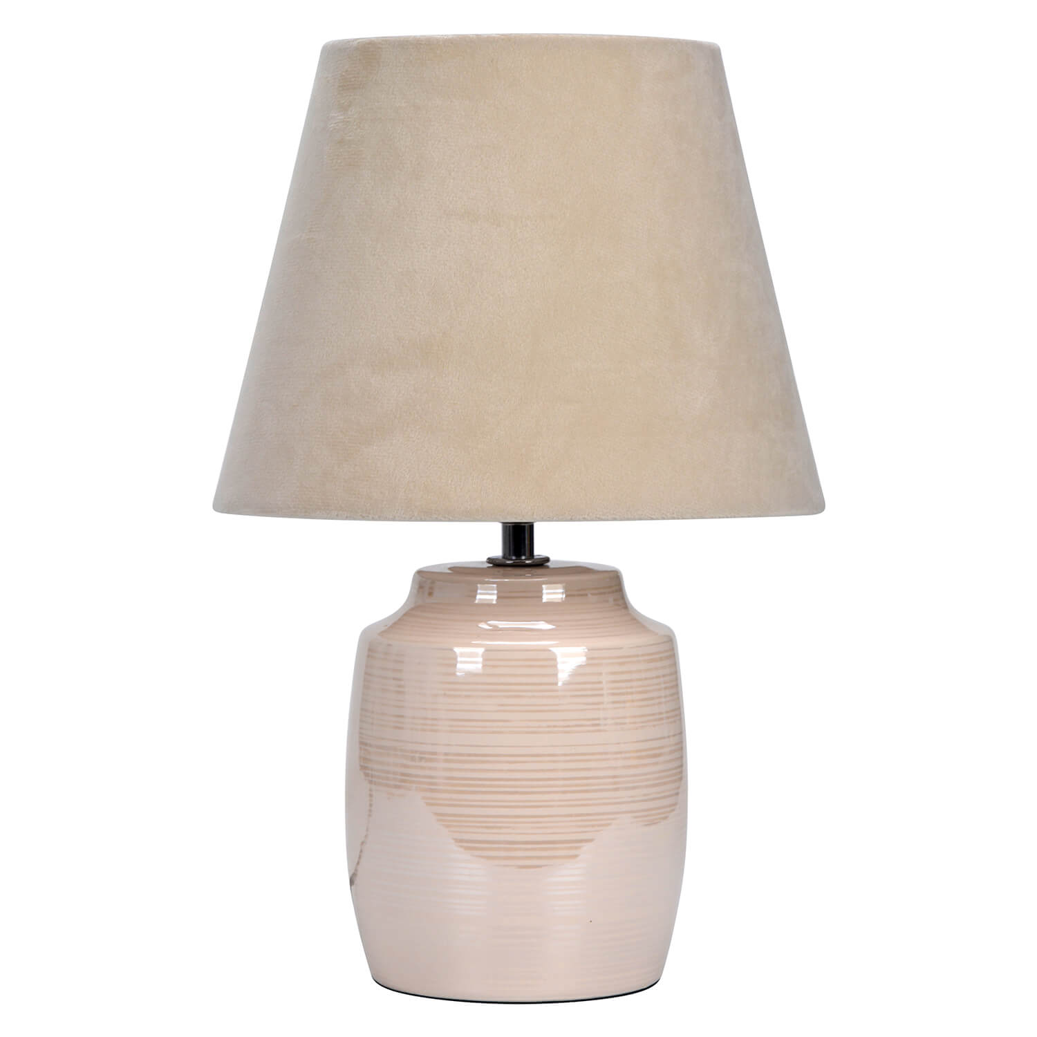 Glazed Table Lamp Cream Home Store + More