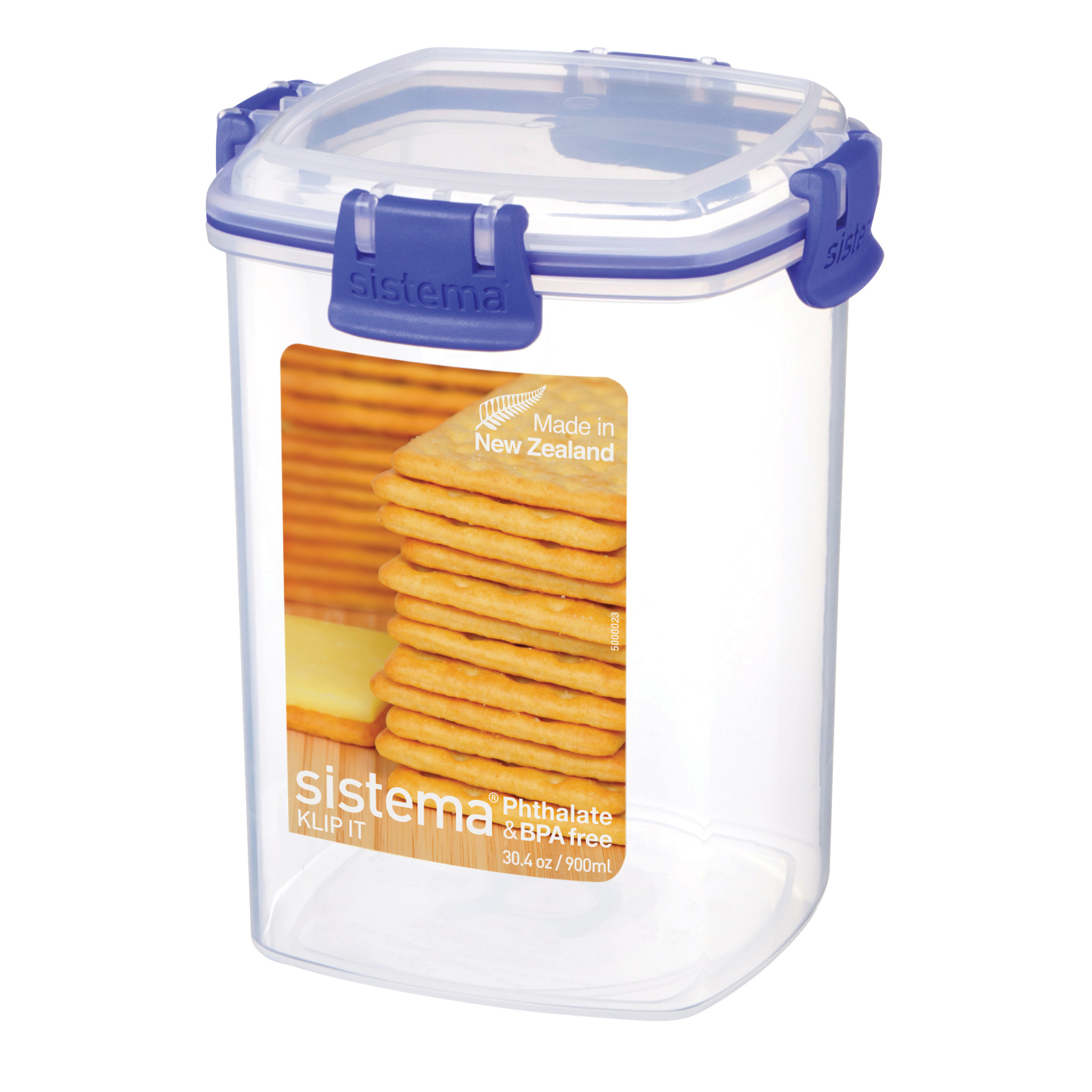 Sistema Klip It 900ml Cracker Container Home Store + More