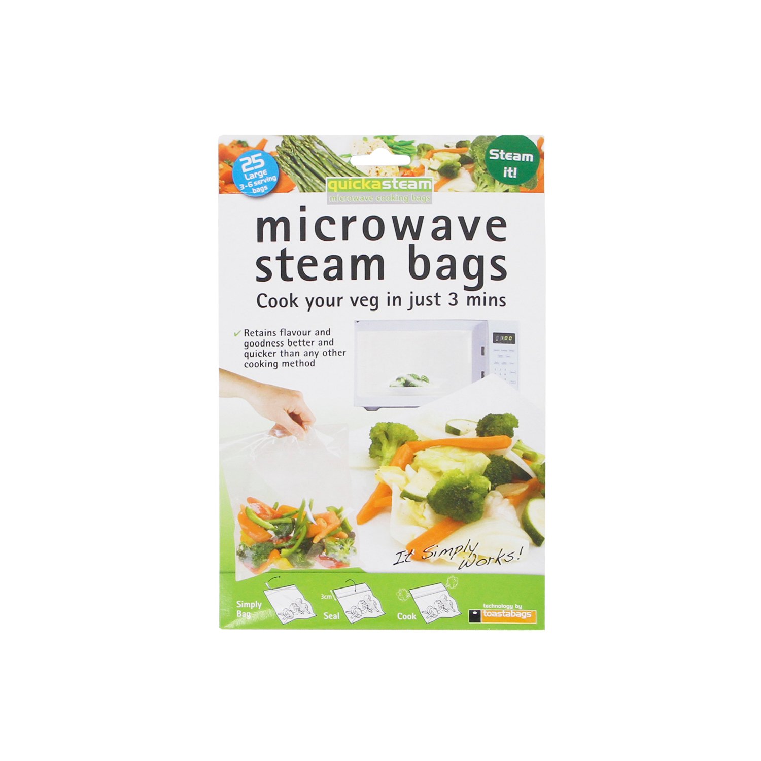 Microwave Cooking Bags 25 Pack Home Store + More