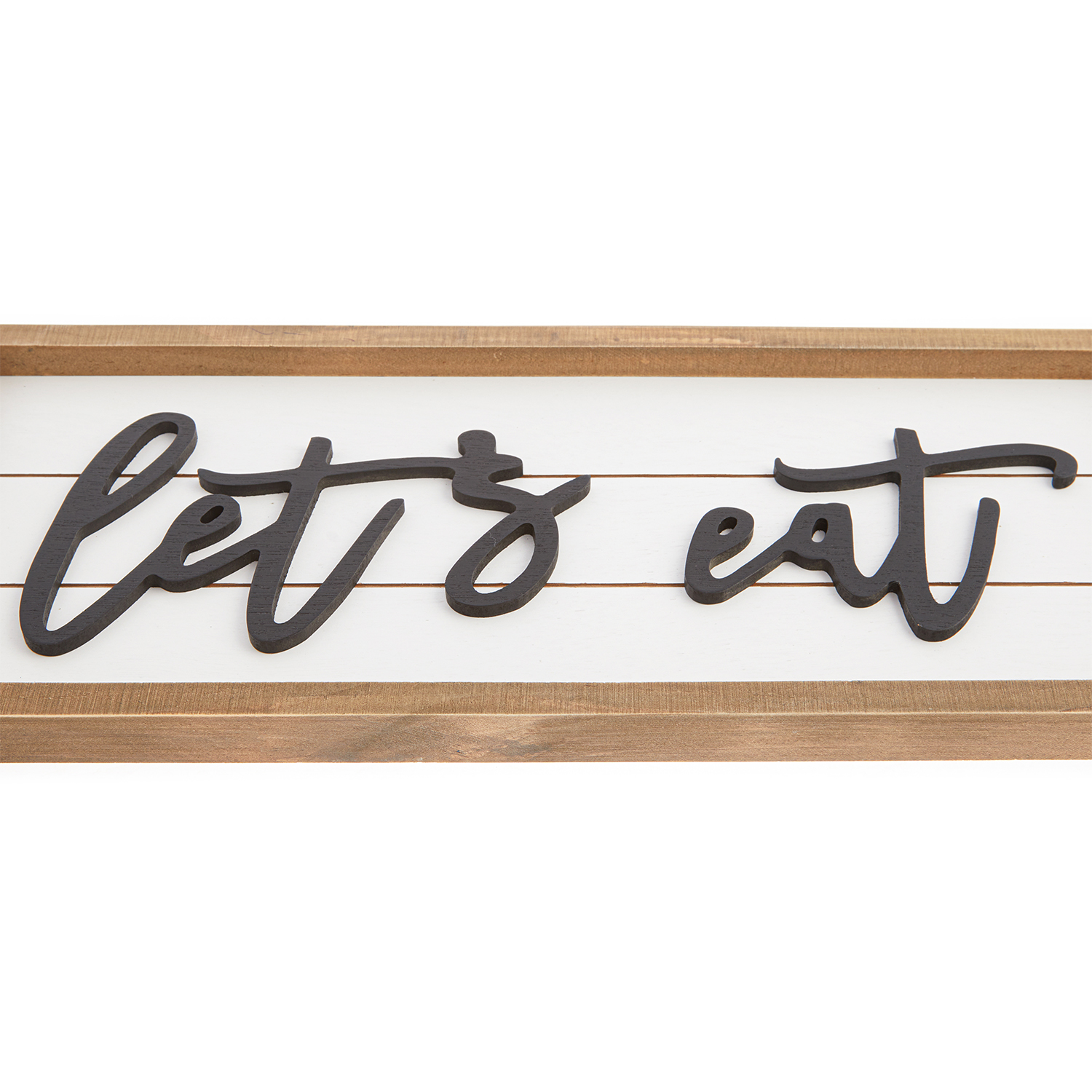 Let's Eat Framed Wall Décor 50x22cm Home Store + More